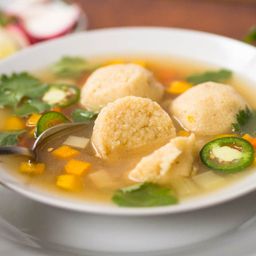 Masa Ball Soup (Corn Dumplings in Chicken Soup) Recipe