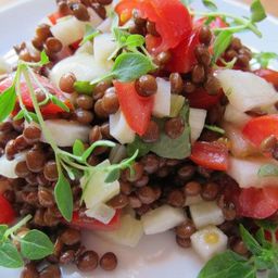 Bright Lentil Salad With Apples, Fennel, and Herbs Recipe