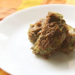Indian Fried Chicken Marinated in Green Spices Recipe
