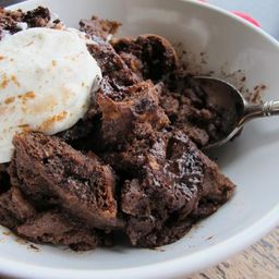 Hot Chocolate Bread Pudding Recipe