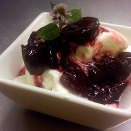 Scooped: Actually Good Frozen Yogurt with Roasted Cherry Compote Recipe