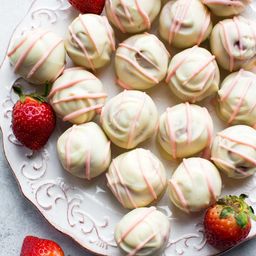 Strawberry Cheesecake Truffles