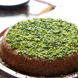 Kanafeh (Middle Eastern Cheese and Phyllo Dessert) Recipe