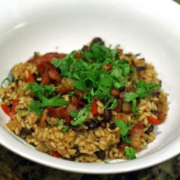 Black Beans and Rice with Bacon Recipe