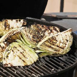 Grilled Cabbage With Blue Cheese Dressing Recipe