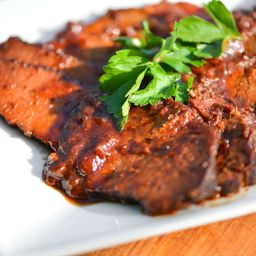 Braised Brisket in Apricot and Cranberry Sauce Recipe