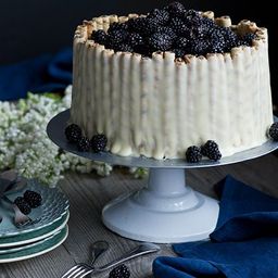 Blackberry and White Chocolate Layer Cake Recipe