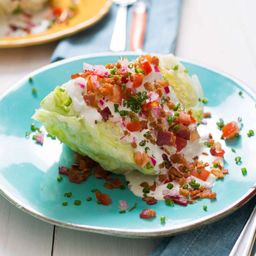 The Fully Loaded Iceberg Wedge Salad