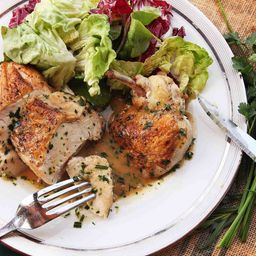 Easy Pan-Roasted Chicken Breasts With White Wine and Fines Herbes Pan Sauce Recipe
