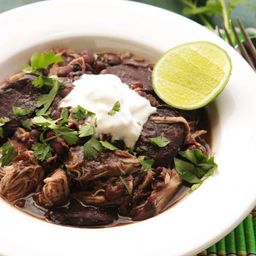 Quick and Easy Pressure Cooker Chicken and Black Bean Stew Recipe
