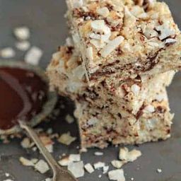 Chocolate-Coconut Rice Krispie Treats | My Baking Addiction