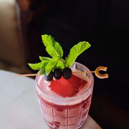 "Fighting Joe" Hooker Blueberry Whiskey Cocktail