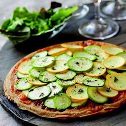 Zucchini and Apricot Socca Tart from &#39;The French Market Cookbook&#39;