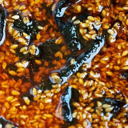 Gochujang-Infused Ghee With Toasted Sesame Seeds and Bourbon Recipe