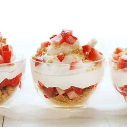 Strawberry “Shortcake” Mousse Cups