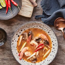 Tom Yum Goong (Thai Hot and Sour Shrimp Soup)