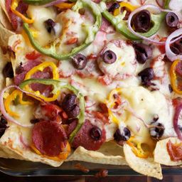 Pepperoni Pizza Supreme Nachos Recipe