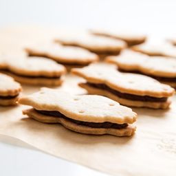 E.L. Fudge-Style Chocolate and Vanilla Sandwich Cookies Recipe