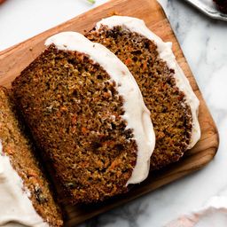 Carrot Cake Loaf (Quick Bread)