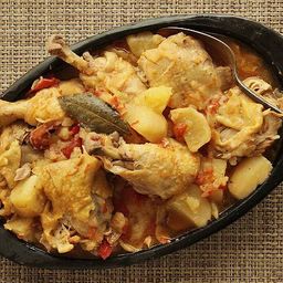 Colombian Chicken Stew With Potatoes, Tomato, and Onion Recipe