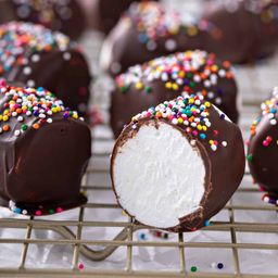 Chocolate-Covered Marshmallows