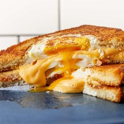 Egg-in-a-Hole Grilled Cheese Sandwich