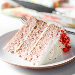 Double-Strawberry Cake Recipe