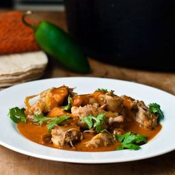 Chicken with Tomatillo and Red Chile Sauce Recipe