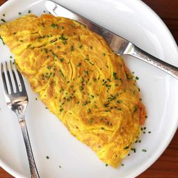 Diner-Style Ham and Cheese Omelette for Two Recipe