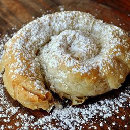Moroccan Almond Phyllo Pastries (A Take On M&#39;hanncha) Recipe