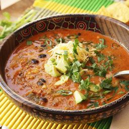 Easy Creamy Chicken Enchilada Soup Recipe