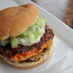 Spicy Buffalo Chicken Burgers Recipe