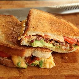 Grilled Cheese With Bacon, Tomato, and Avocado Recipe
