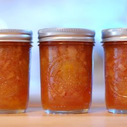 Apple Rhubarb Conserve with Almonds and Apricots Recipe