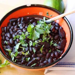 Quick and Easy Pressure Cooker Black Beans With Chorizo Recipe