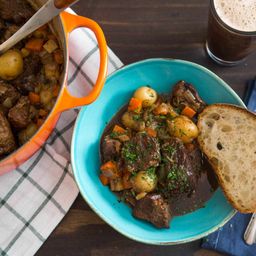 Rich and Flavorful Guinness Beef Stew With Potatoes Recipe