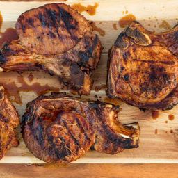 Adobo-Marinated Grilled Pork Chops Recipe
